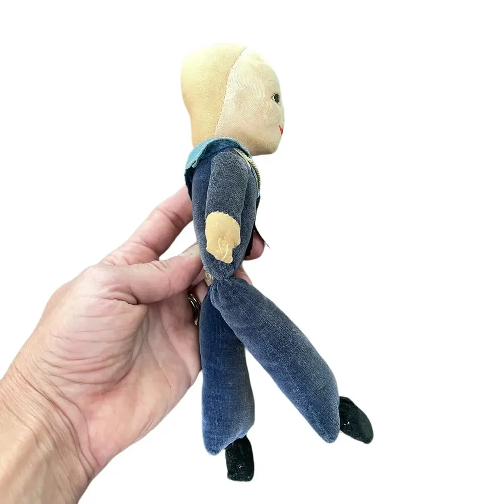 Norah Welling Sailor Doll 9” Stuffed Jollyboy England VTG No Hat Needs Cleaning
